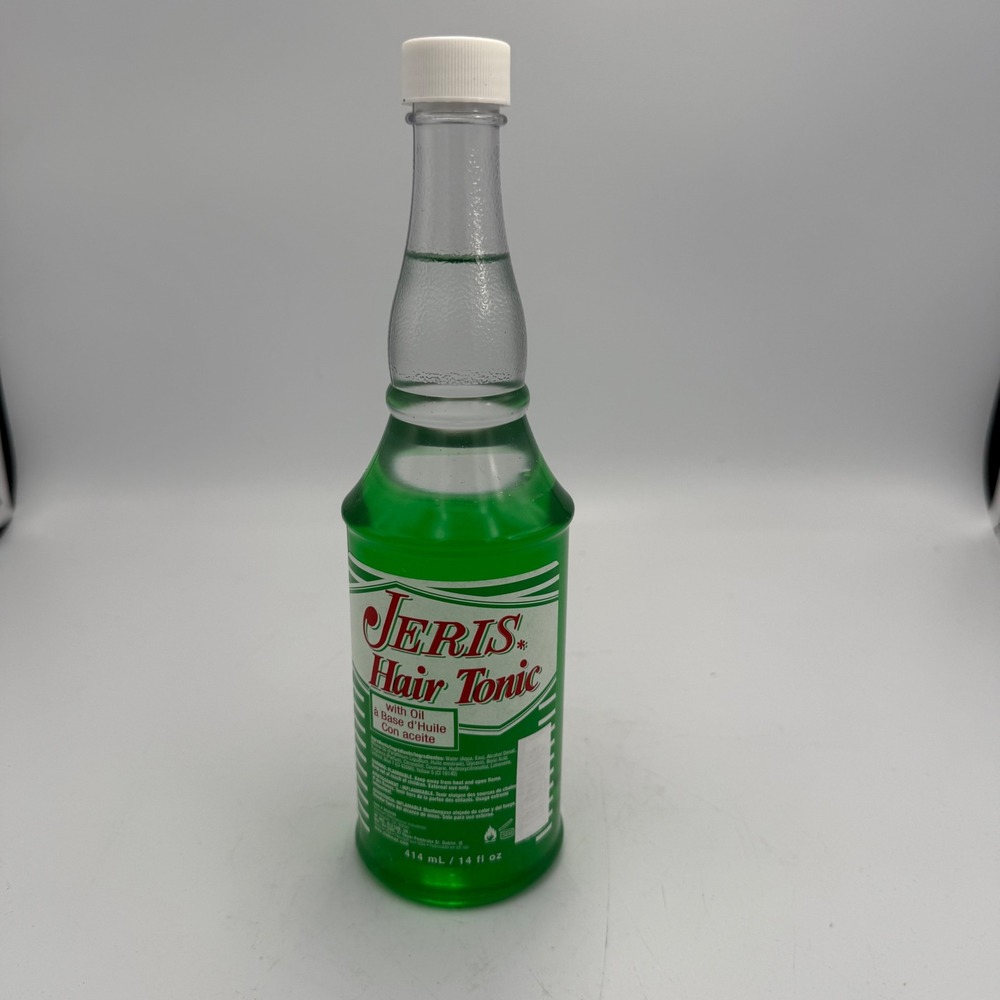 Jeris Hair Tonic with Oil 14 fl oz Professional Barber Grooming Green Formula